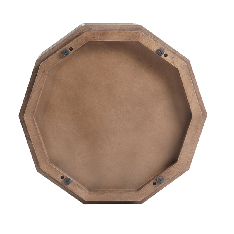 NPD Furniture Finnan Wood Accent Table in Walnut
