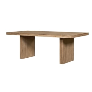 NPD Furniture Zerano Wood Dining Table - 84&quot in Brushed Smoke