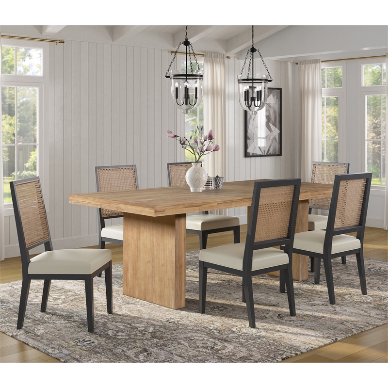 NPD Furniture Zerano Wood Dining Table - 84