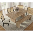 NPD Furniture Zerano Wood Dining Table - 84