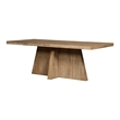NPD Furniture Zerano Cross Legs Wood Dining Table 84