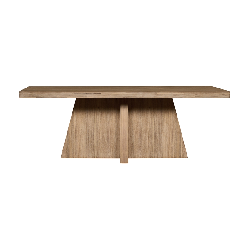 NPD Furniture Zerano Cross Legs Wood Dining Table 84