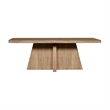 NPD Furniture Zerano Cross Legs Wood Dining Table 84