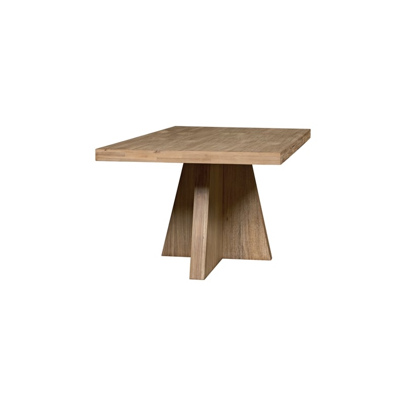 NPD Furniture Zerano Cross Legs Wood Dining Table 84