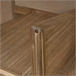 NPD Furniture Zerano Cross Legs Wood Dining Table 84