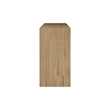 NPD Furniture - Kingston Herringbone 4-Door Sideboard - Light Natural Wood