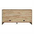 NPD Furniture - Kingston Herringbone 4-Door Sideboard - Light Natural Wood