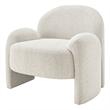 NPD Furniture - Virelle Accent Chair - Mila Ivory - Engineered Wood