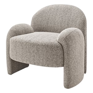 NPD Furniture - Virelle Accent Chair - Mila Taupe - Engineered Wood