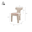 NPD Furniture - Arco Dining Side Chair - Millburry Beige Chenille