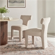 NPD Furniture - Arco Dining Side Chair - Millburry Beige Chenille