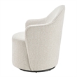 NPD Furniture - Zia Swivel Accent Chair - Mila Ivory - Engineered Wood