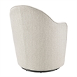 NPD Furniture - Zia Swivel Accent Chair - Mila Ivory - Engineered Wood