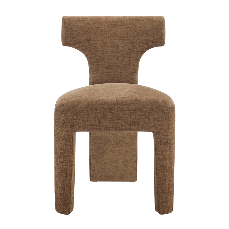 NPD Furniture - Arco Dining Side Chair - Millburry Brown Chenille