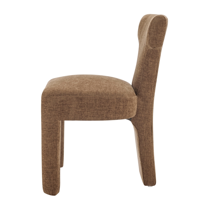 NPD Furniture - Arco Dining Side Chair - Millburry Brown Chenille