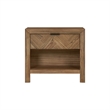 NPD Furniture - Kingston Herringbone Accent Table - Hazelnut Brown - 30