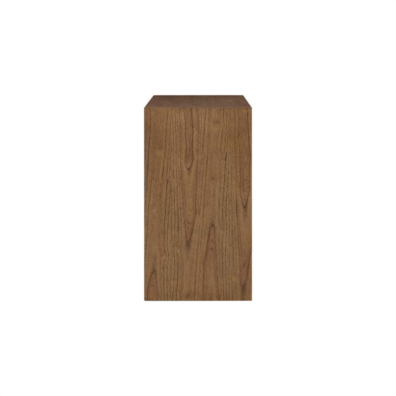 NPD Furniture - Kingston Herringbone Accent Table - Hazelnut Brown - 30