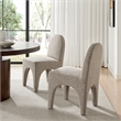 NPD Furniture - Vano Dining Side Chair - Nara Sand Chenille - Modern