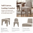 NPD Furniture - Vano Dining Side Chair - Nara Sand Chenille - Modern