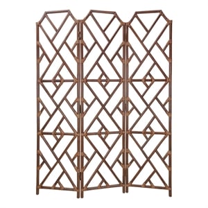 NPD Furniture - Kara Rattan Room Divider - Cane Brown - Rattan