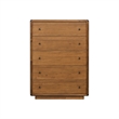 Rosette 5-Drawer Dresser - Hazelnut Brown - Acacia - Bedroom Furniture