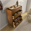 Rosette 5-Drawer Dresser - Hazelnut Brown - Acacia - Bedroom Furniture