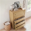 Rosette 5-Drawer Dresser - Light Natural - Acacia - Bedroom Furniture