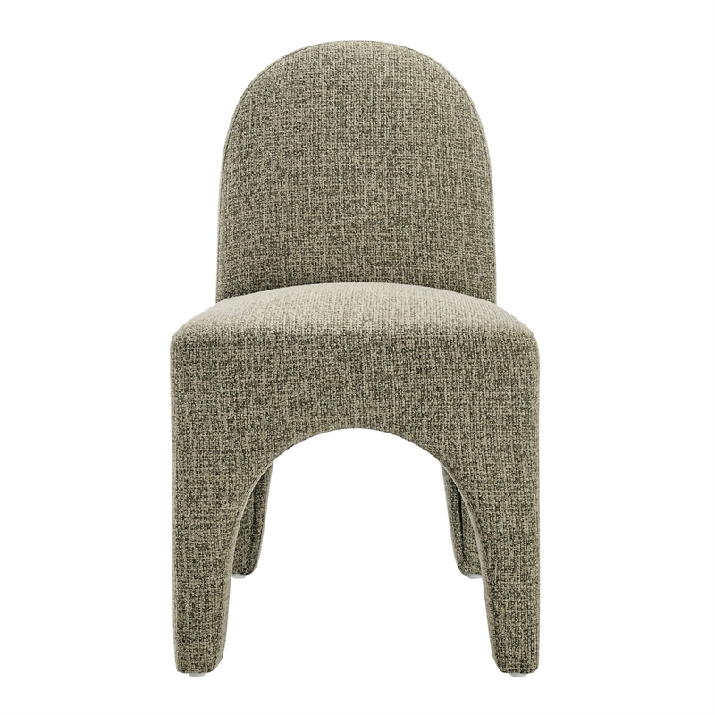 NPD Furniture - Vano Dining Side Chair - Nara Olive Chenille