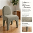 NPD Furniture - Vano Dining Side Chair - Nara Olive Chenille