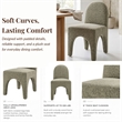 NPD Furniture - Vano Dining Side Chair - Nara Olive Chenille