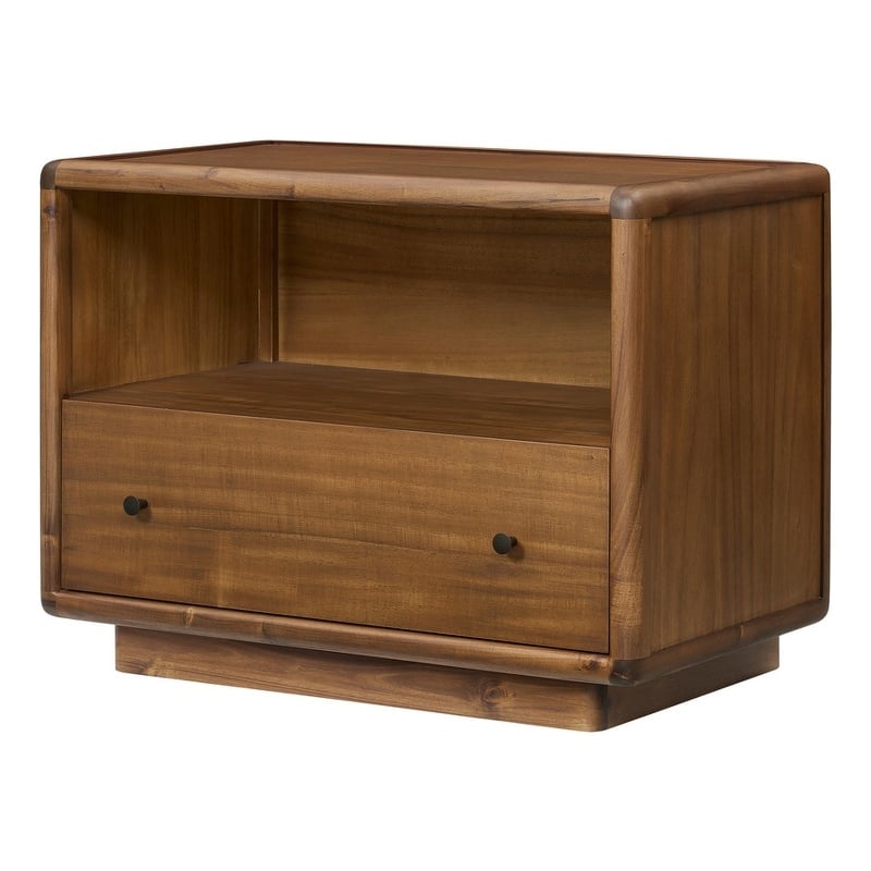 NPD Furniture - Rosette Accent Table - Hazelnut Brown - 32