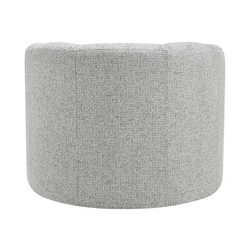 NPD Furniture - Elowen Swivel Accent Arm Chair - Heathered Cream Chenille