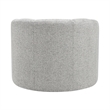NPD Furniture - Elowen Swivel Accent Arm Chair - Heathered Cream Chenille