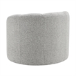 NPD Furniture - Elowen Swivel Accent Arm Chair - Heathered Cream Chenille