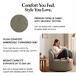NPD Furniture - Elowen Swivel Accent Arm Chair - Heathered Olive Chenille