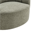 NPD Furniture - Elowen Swivel Accent Arm Chair - Heathered Olive Chenille