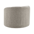 NPD Furniture - Elowen Swivel Accent Arm Chair - Heathered Taupe Chenille