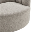 NPD Furniture - Elowen Swivel Accent Arm Chair - Heathered Taupe Chenille