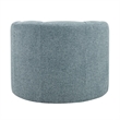 NPD Furniture - Elowen Swivel Accent Arm Chair - Heathered Blue Chenille