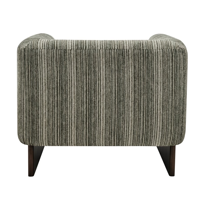 NPD Furniture - Daxon Accent Arm Chair - Stria Olive Chenille
