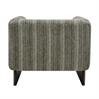 NPD Furniture - Daxon Accent Arm Chair - Stria Olive Chenille