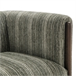 NPD Furniture - Daxon Accent Arm Chair - Stria Olive Chenille