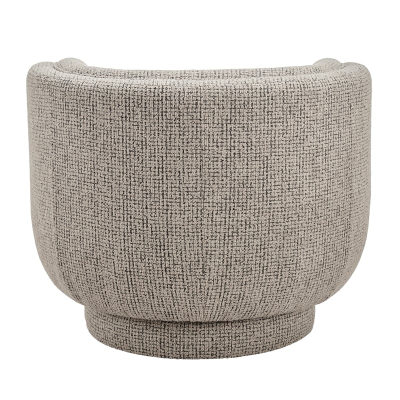 NPD Furniture - Veloura Fabric Swivel Accent Arm Chair - Mila Taupe