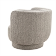 NPD Furniture - Veloura Fabric Swivel Accent Arm Chair - Mila Taupe