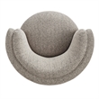 NPD Furniture - Veloura Fabric Swivel Accent Arm Chair - Mila Taupe
