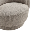 NPD Furniture - Veloura Fabric Swivel Accent Arm Chair - Mila Taupe