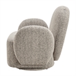 NPD Furniture - Zoya Fabric Swivel Accent Arm Chair - Mila Taupe