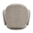 NPD Furniture - Zoya Fabric Swivel Accent Arm Chair - Mila Taupe