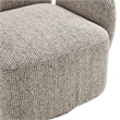 NPD Furniture - Zoya Fabric Swivel Accent Arm Chair - Mila Taupe