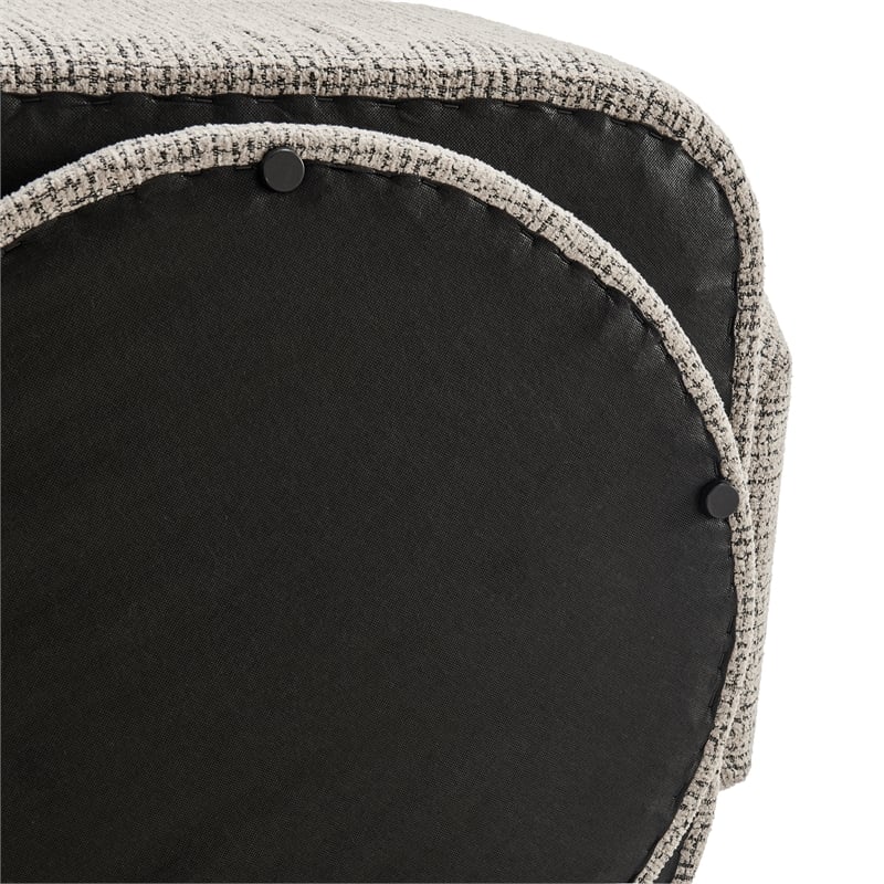 NPD Furniture - Zoya Fabric Swivel Accent Arm Chair - Mila Taupe